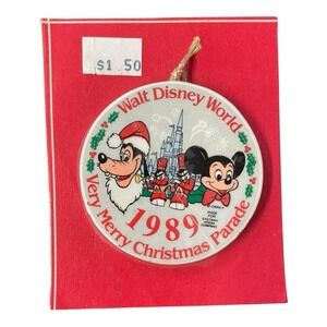 Walt Disney World A Very Merry Christmas Parade 1989 Ornament‎
